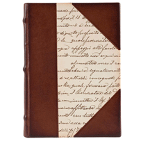 Calligraphy Paper Leather Journal